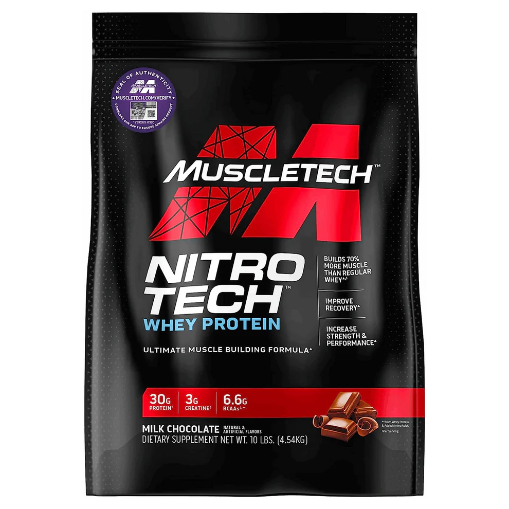 NITROTECH Whey Protein 10lb Musletech