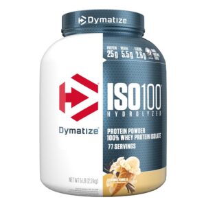 Dymatize ISO 100 Hydrolyzed whey protein isolate, 5 LB