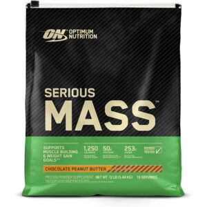 ON Serious Mass 12LB 1250-Calorie Mass Gainer