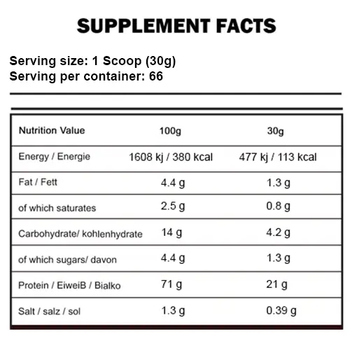 Kevin Levrone Gold Whey 2kg, 4kg - Image 3